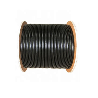 UHF VHF HDTV Antenna Cable with 75 Ohm ETL Weather Boot and Compression Connector